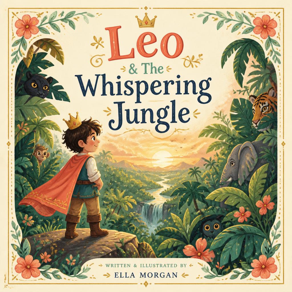 Leo & The Whispering Jungle — sample storybook cover