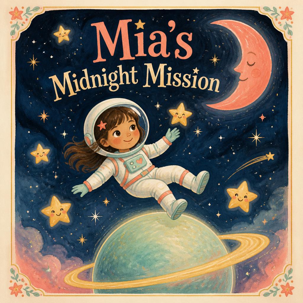 Mia's Midnight Mission — sample storybook cover